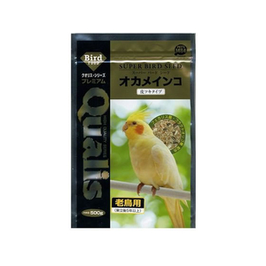 ペッズイシバシ スーパーバード オカメインコ皮付老鳥用 500g FCE399R-イメージ1