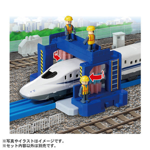 タカラトミー プラレール J-33 アクションタウン ぐるぐる洗車場 Pﾚ-ﾙJ33ｱｸｼﾖﾝﾀｳﾝｸﾞﾙｸﾞﾙｾﾝｼﾔ-イメージ2