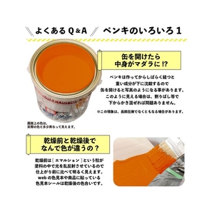 カンペハピオ ハピオフレンズ 橙色 0.2L FCB862M-イメージ9