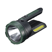 ヤザワ USB充電式LED強力ライト&ワークライト グリーン LA4S2104GN