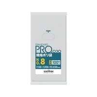 日本サニパック スタンダードポリ袋8号(0.03mm) FC622GC-4693515