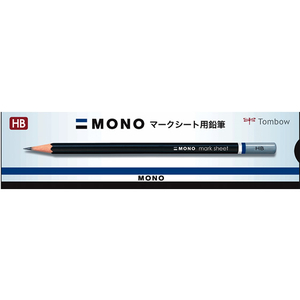 トンボ鉛筆 モノマークシート用鉛筆 紙箱入り HB 12本 F410268-LM-KNHB-イメージ1