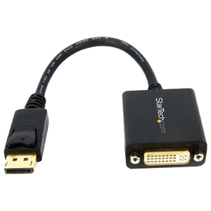 シネックスインフォテック DisplayPort - DVI変換アダプタ ブラック DP2DVI2-イメージ1