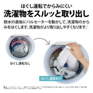 シャープ 6．0kg全自動洗濯機 シルバー系 ES-GE6J-S-イメージ11