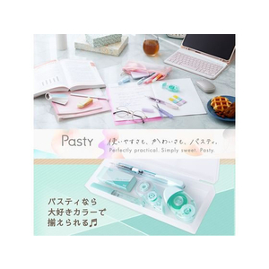 プラス Pasty 携帯はさみ フッ素コート グリーン FC377PA-3658/SC-100P-イメージ7