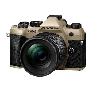 OM SYSTEM デジタル一眼カメラ・12-45mm F4．0 PROレンズキット OM-5 Mark II サンドベージュ OM-5MARKII12-45MMKITBEG-イメージ2