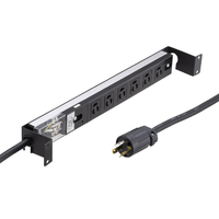サンワサプライ サーバーラック用コンセントバー1U(20A) ブラック TAP-SVSL206-1U
