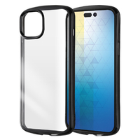 レイアウト iPhone 15 Plus/14 Plus用耐衝撃 TPUソフトケース METAMORU ブラック RT-P43TC13/BM