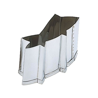 江部松商事 EBM/18-8 手造り業務用 抜型 夏 鮎 バラB FC664LL-4278620