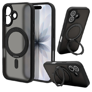 ラスタバナナ iPhone17用 ZEROSAFE 極 CIRCLE フロストブラック 9703IP5AZSFBK-イメージ1