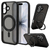 ラスタバナナ iPhone17用 ZEROSAFE 極 CIRCLE フロストブラック 9703IP5AZSFBK-イメージ1