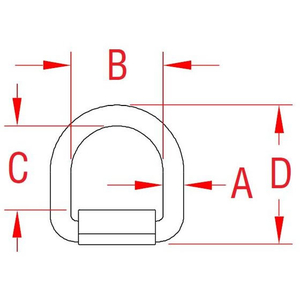 エスコ ウォール金具 ステンレス製 76.2mm FCY7925-EA638BT-37-イメージ2