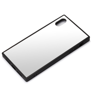 PGA iPhone XS Max用 ガラスハイブリッドケース シルバー PG-18ZGT02SV-イメージ1