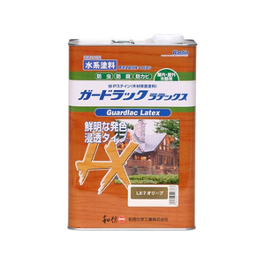 和信ペイント ガードラックラテックス オリーブ 3.5kg FCE798Z-952257-イメージ1