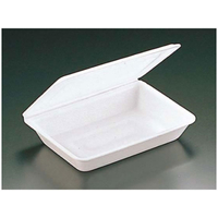 リスパック 弁当容器 折り蓋 小 白 リスパック 100枚 FCG760V-00088281