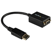 StarTech DisplayPort-VGA変換アダプタ ディスプレイポート/DP-VGA変換ケーブル ブラック DP2VGA2
