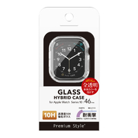 PGA Apple Watch Series 10 46mm用ガラスハイブリッドケース クリア PGAWTP46CL