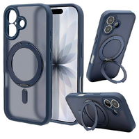 ラスタバナナ iPhone17用 ZEROSAFE 極 CIRCLE フロストネイビー 9704IP5AZSFNV