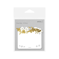 デザインフィル 付せん紙 型抜き 箔 花柄 FCU3387-19083006