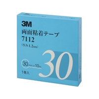 3M 両面粘着テープ 7112 30mmX10m 厚さ1.2mm 灰色 FC879WH-4753615
