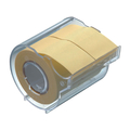 ヤマト メモックロールテープ 黄 25mm×10m カッター付 2巻 F050904-R-25CH-1