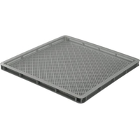 積水テクノ成型 L型メッシュトレー L-670 灰 グレー FC786GU-8362572