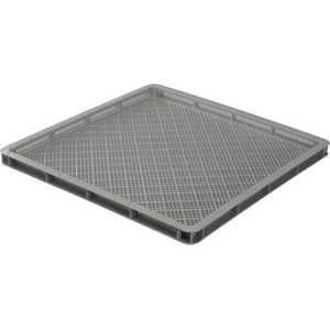 積水テクノ成型 L型メッシュトレー L-670 灰 グレー FC786GU-8362572-イメージ1