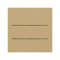 タカ印 手書きPOP用カード スクエア型 クラフト 10枚 FCN7860-16-1754
