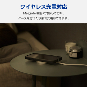 エレコム iPhone 16用ハイブリッドケース MAGKEEP スタンド ブラック PM-A24AMAGSTBK-イメージ3