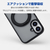 エレコム iPhone 16用ハイブリッドケース MAGKEEP スタンド ブラック PM-A24AMAGSTBK-イメージ6