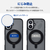 エレコム iPhone 16用ハイブリッドケース MAGKEEP スタンド ブラック PM-A24AMAGSTBK-イメージ8