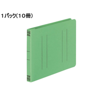 コクヨ フラットファイルV B6ヨコ とじ厚15mm 緑 10冊 1パック(10冊) F835966-ﾌ-V18G