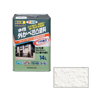 アサヒペン 水性外かべ凹凸塗料ツヤあり 14L ホワイト FC950PN
