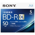 SONY 録画用50GB 2層 1-4倍速対応 BD-R追記型 ブルーレイディスク 5枚入り 5BNR2VJPS4