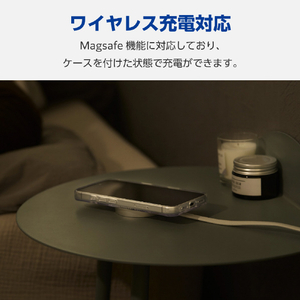 エレコム iPhone 16用ハイブリッドケース MAGKEEP スタンド グレー PM-A24AMAGSTGY-イメージ3