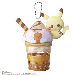 タカラトミー ポケットモンスター ポケモン ポケピース ピカチュウのキャラメルパフェ ぬいぐるみチャーム ポケピ-スピカチユウパフエチヤ-ム タカラトミー ポケットモンスター ポケモン ポケピース ピカチュウのキャラメルパフェ ぬいぐるみチャーム ポケピ-スピカチユウパフエチヤ-ム