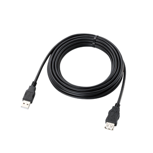 エレコム USB2．0延長ケーブル(5．0m) ブラック U2C-JE50BK-イメージ3