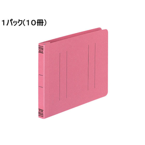 コクヨ フラットファイルV B6ヨコ とじ厚15mm ピンク 10冊 1パック(10冊) F835967-ﾌ-V18P-イメージ1