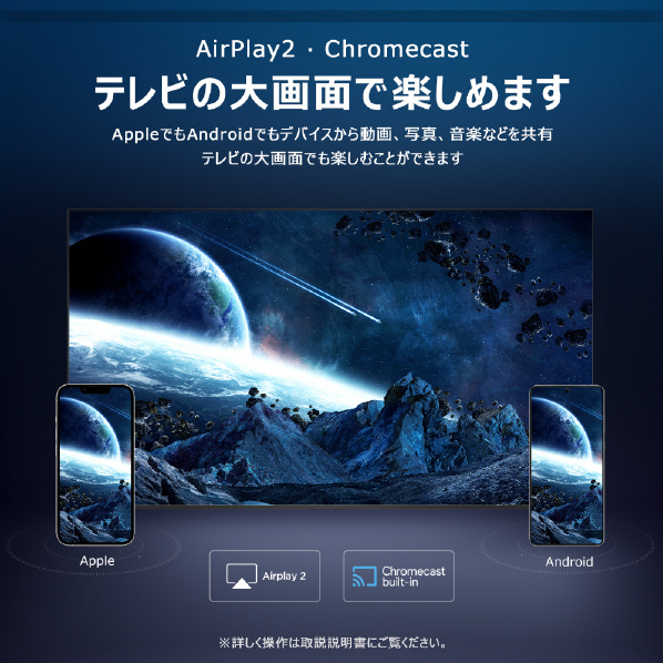 TCL 75V型4Kチューナー内蔵4K対応液晶テレビ C655シリーズ 75C655 Dolby 4K ×2 0を1系統対応 スタンド含む