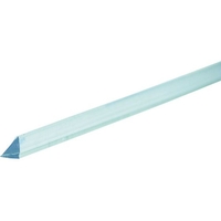 タキロンシーアイプラス タキロン/接着棒 PVC クリア 三角 7MM×1M 10本入 10本クリア三角10007 FC376HA-4837118