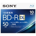 SONY 録画用50GB 2層 1-4倍速対応 BD-R追記型 ブルーレイディスク 10枚入り 10BNR2VJPS4