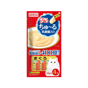 いなば CIAO ちゅーる 乳酸菌入りまぐろ 14g×4P F032686-SC-231-イメージ1