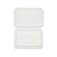 リスパック 弁当容器 嵌合パック小 白 リスパック 50 FCG762V-00177517