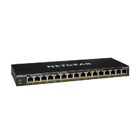NETGEAR 16ポート PoE+(183W)アンマネージスイッチ GS300シリーズ GS316PP-100AJS
