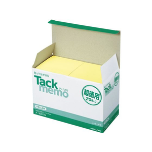コクヨ タックメモ 超徳用 ノート 75×75 黄 100枚×20冊 F818710-ﾒ-3001-イメージ3