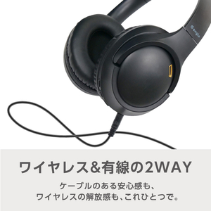 e angle ワイヤレスヘッドホン グリーン ANGV-HPN40-A-G-イメージ5