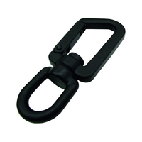 水本機械製作所 水本/ステンレス スイベルスナップZ型 黒色塗装 線径8mm長さ123mm FC605FJ-2021979