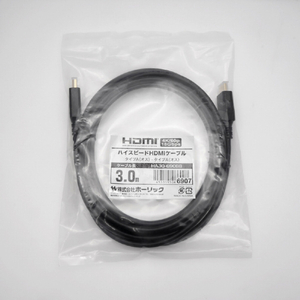 ホ－リック HDMIケーブル(3．0m) ブラック HA30-690BB-イメージ2