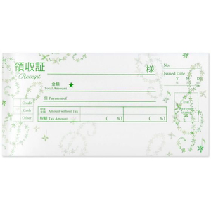 フロンティア 領収書 2枚複写 ト音記号 40組 FC350SU-RS004-イメージ3