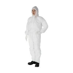 トラスコ 不織布使い捨て保護服（１層・目付４５ｇ軽量タイプ）　ＸＬサイズ TPS-XL-1A-イメージ1